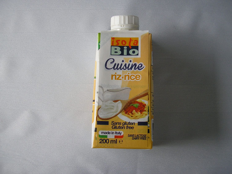 Crème de riz Isola Bio